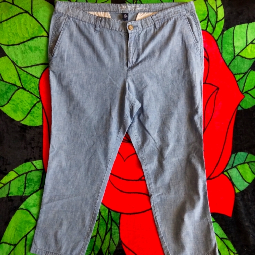 GAP girlfriend size 16R linen